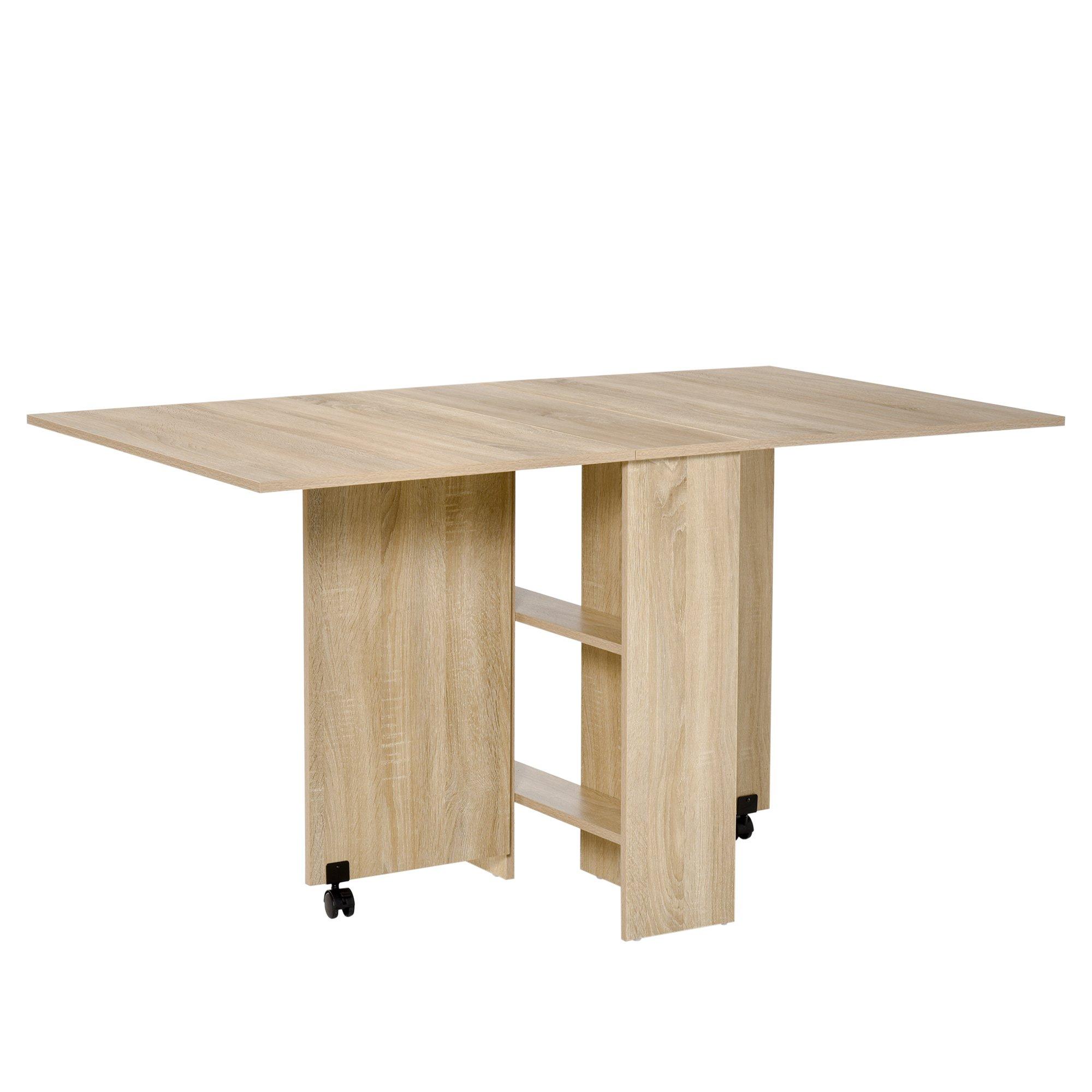 Folding Dining Table Drop Leaf Table for Small Spaces